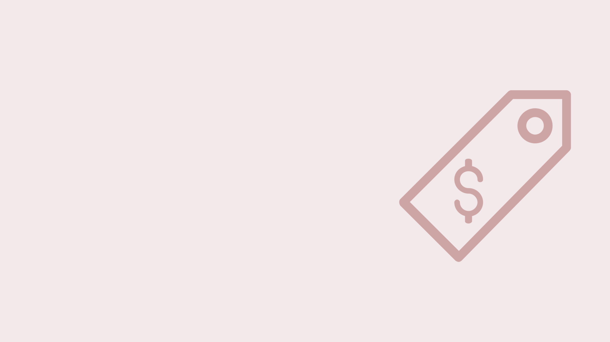 pricing tag