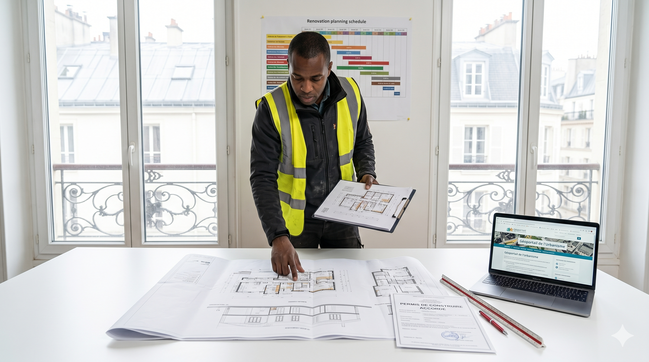 Autorisations de travaux en rénovation : permis de construire, délais et risques pour les marchands de bien