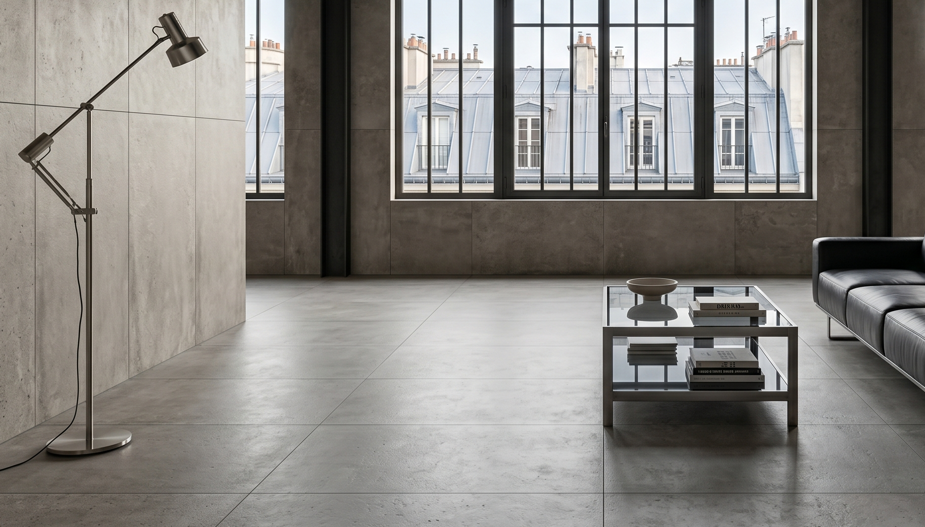 Carrelage effet béton