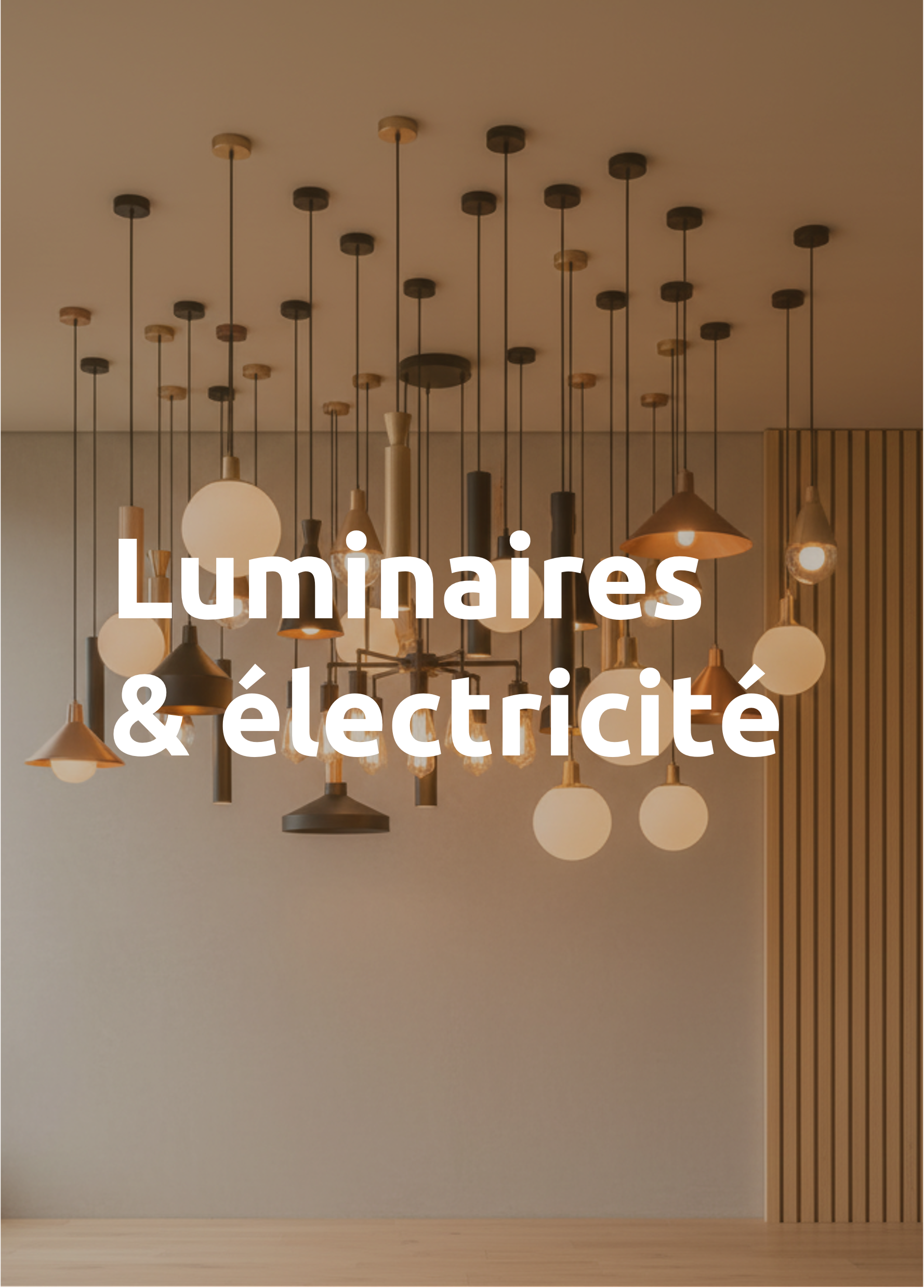 Luminaires et électricité