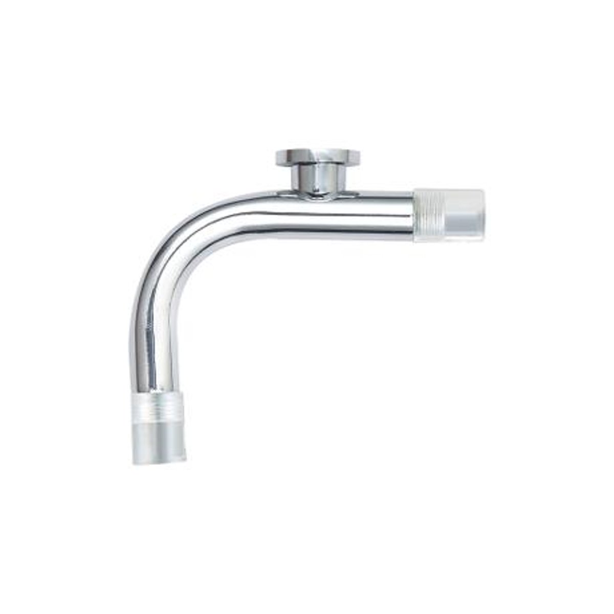 Col de cygne pour câble textile 10/12 mm – Chrome