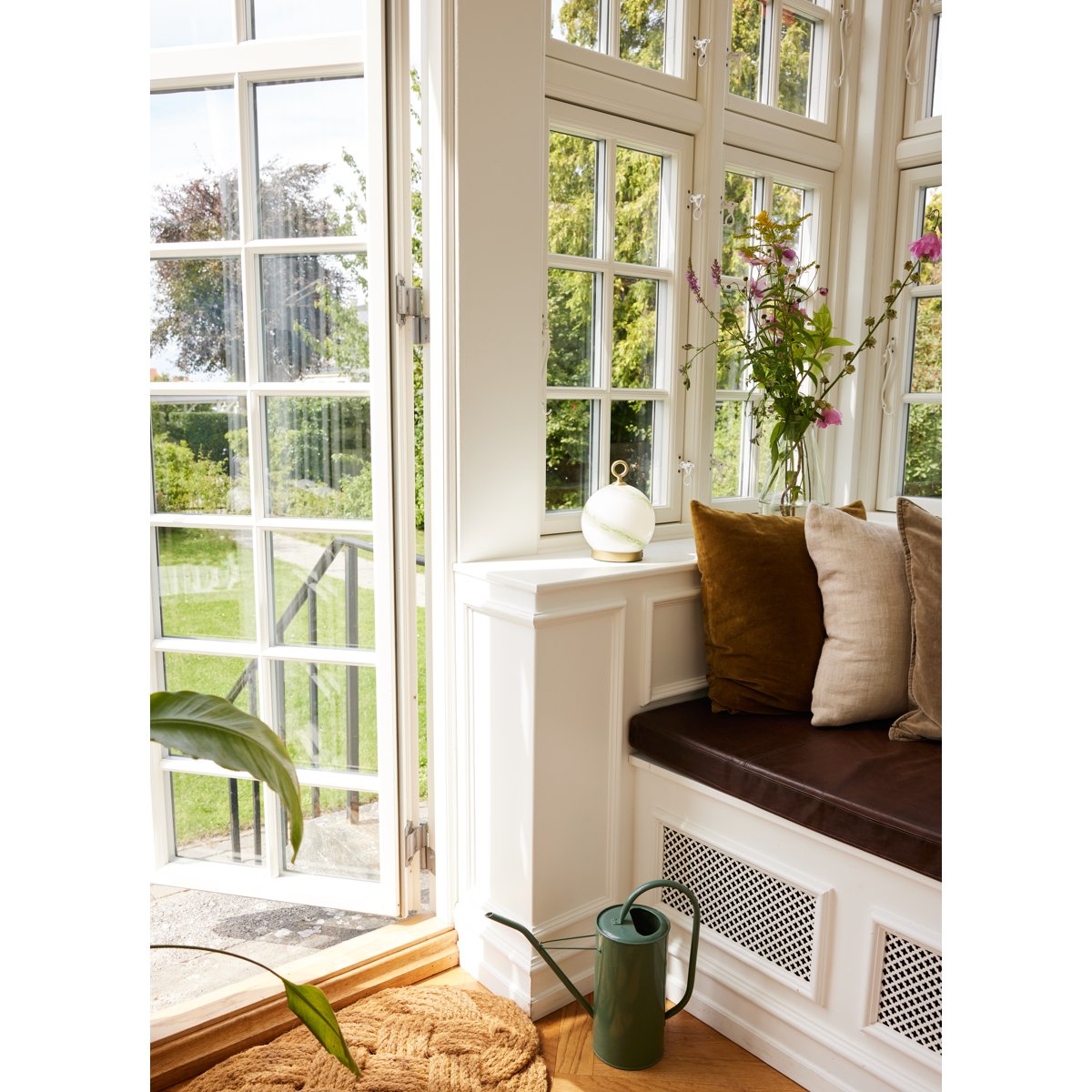 Lampe à poser nomade Stockholm Ø15 – Marbre vert