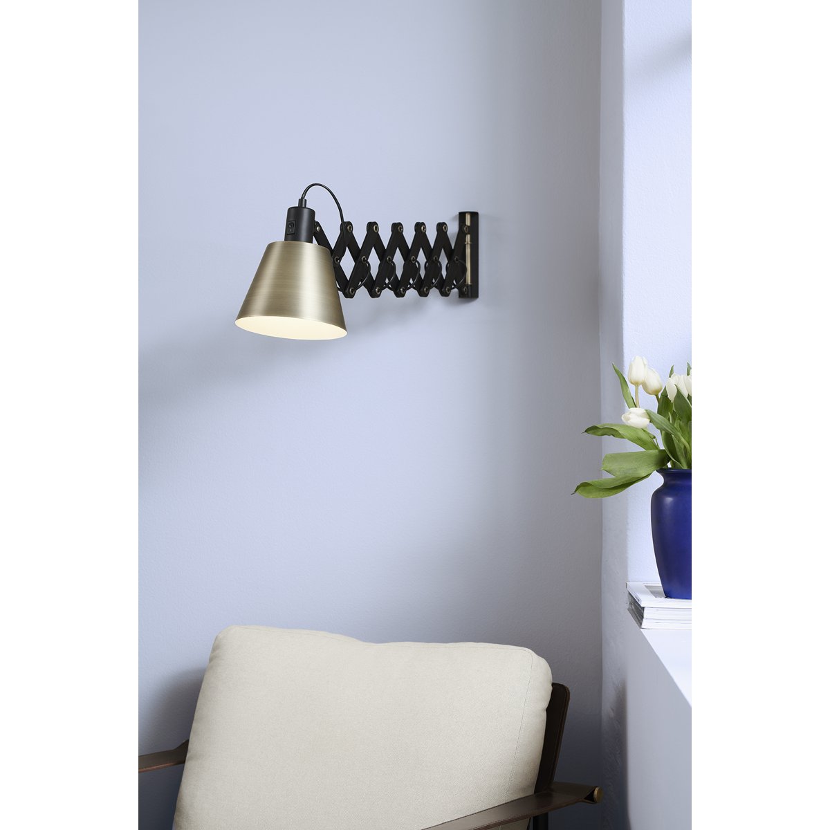 Applique Vintage – Noir huilé / laiton antique