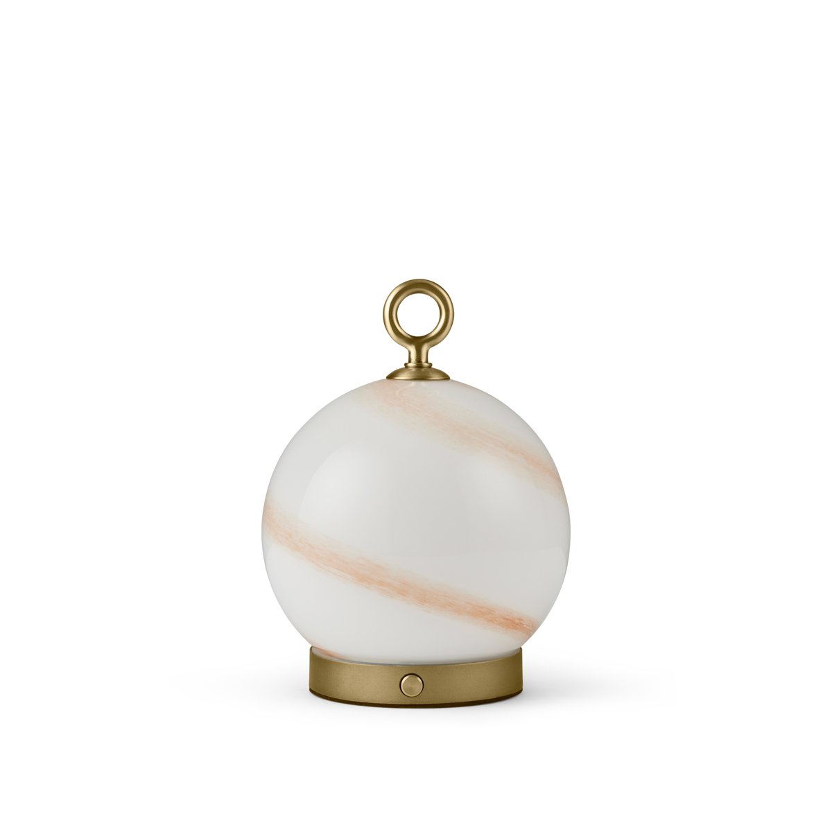 Lampe à poser nomade Stockholm Ø15 – Marbre marron