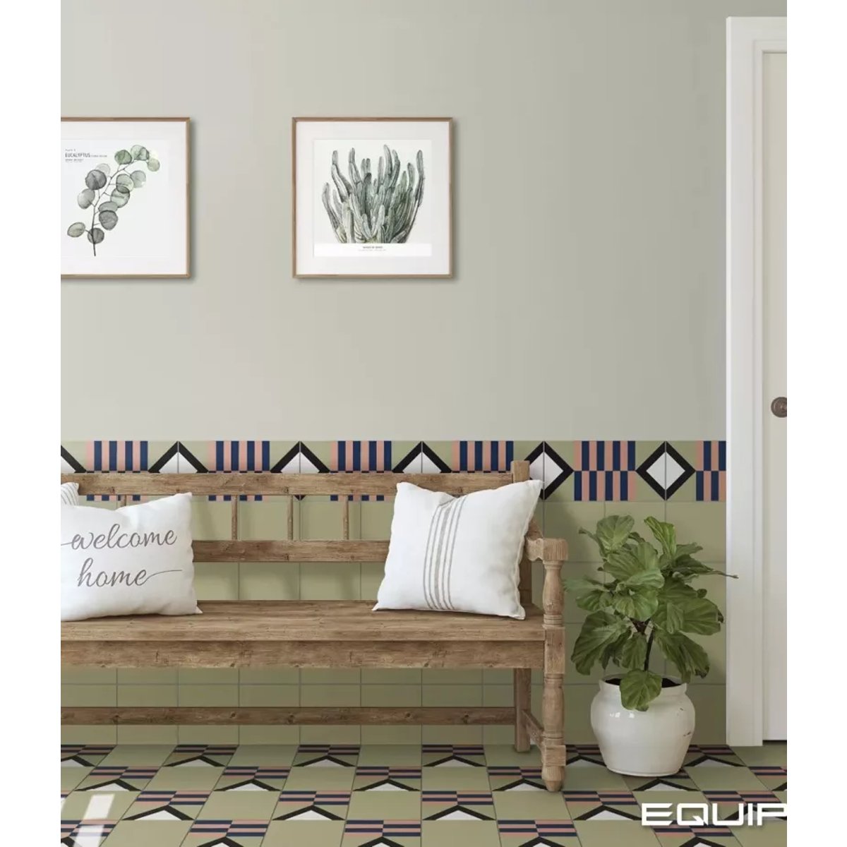Carrelage Carreaux de Ciment BAUHOME 20x20 Mark Cold