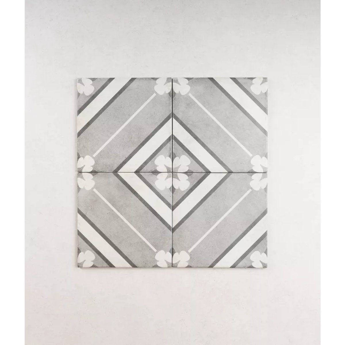 Carrelage Carreaux de Ciment ART NOUVEAU DECOR 20x20 Inspire Grey