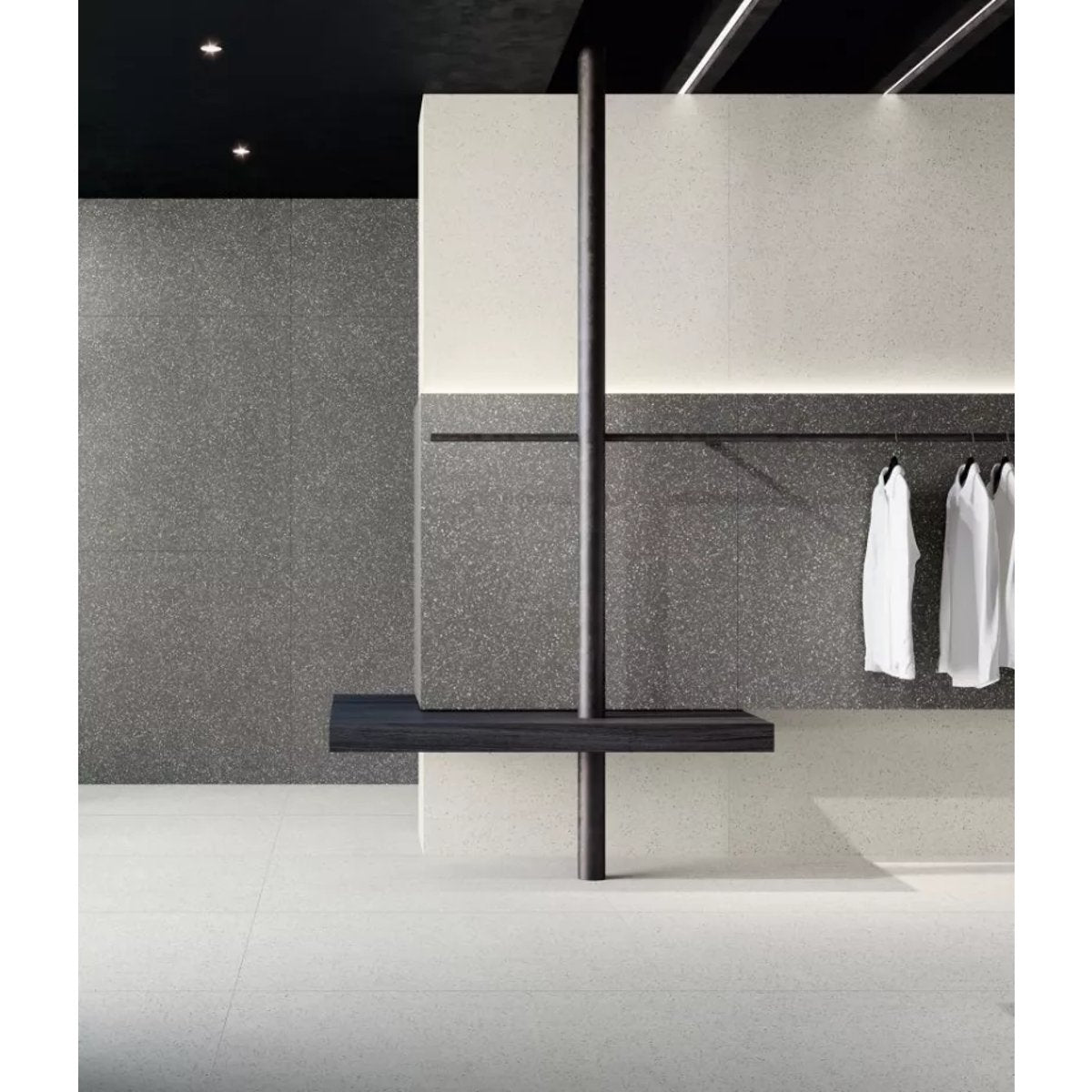 Carrelage Effet Terrazzo POLS 90x90 Graphite