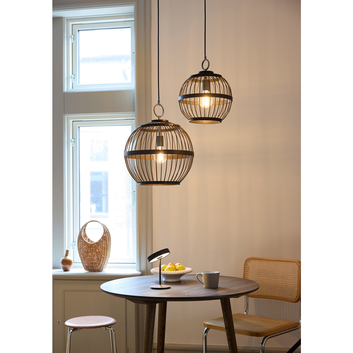 Suspension Stockholm Nordic Edition Ø30 – Chêne huilé noir