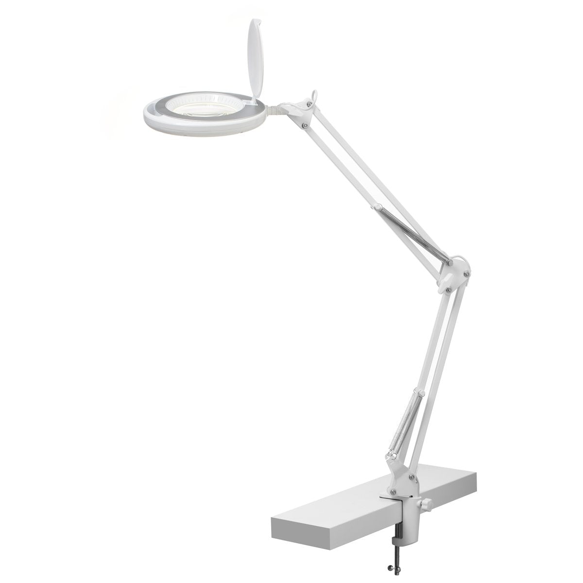 Lampe de bureau LED à pince Magni Archi – Blanc