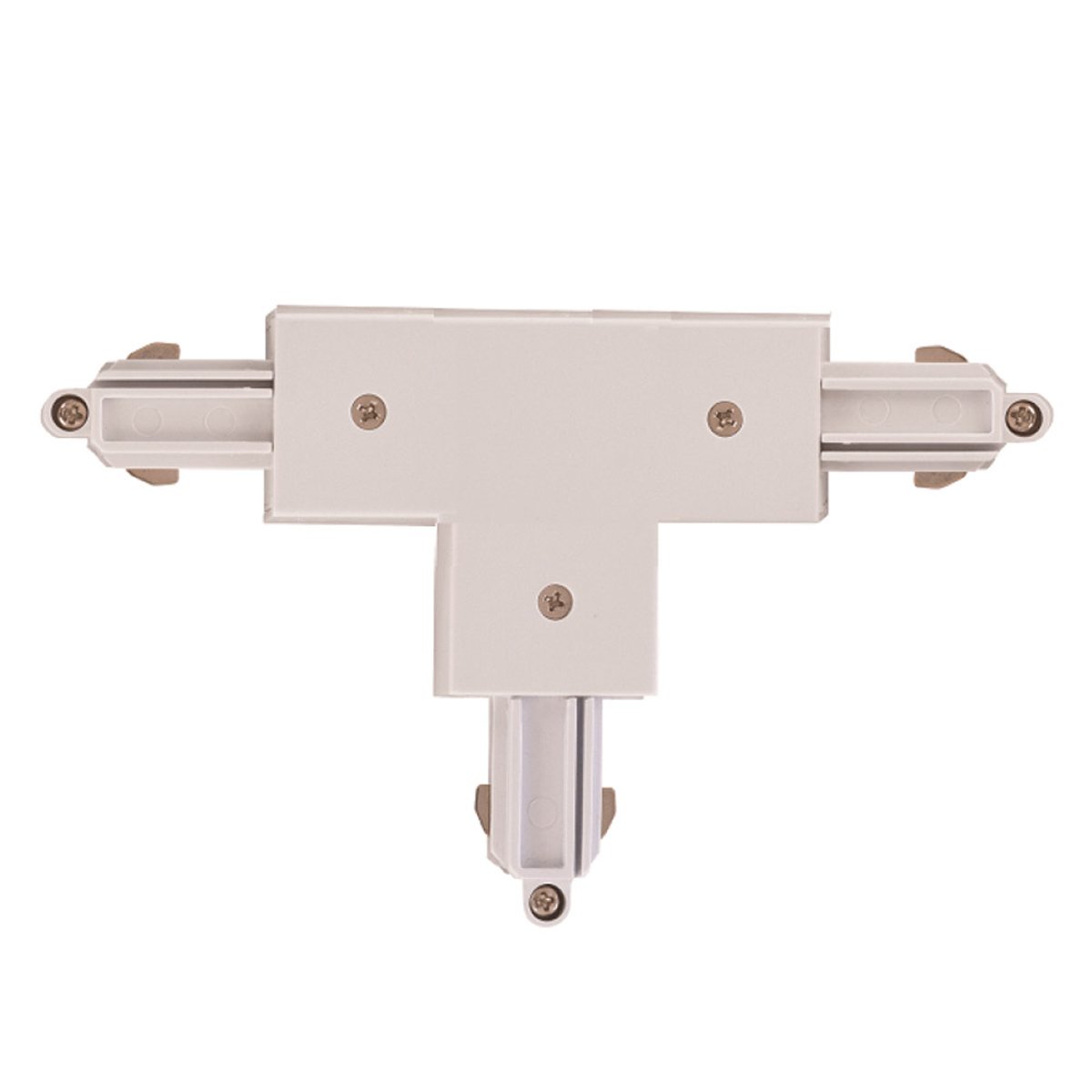 Connecteur en T 3 directions pour rail Halo Track – Blanc
