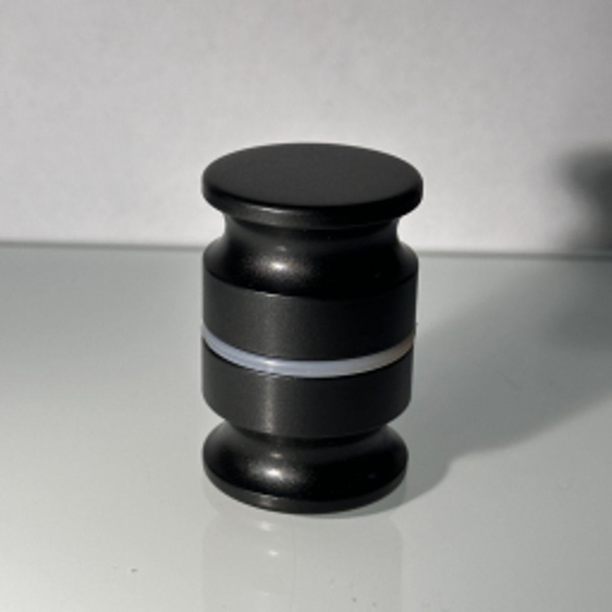 Porte de douche pivotante en verre trempé 8mm sur mesure TRIGO - Noir Mat