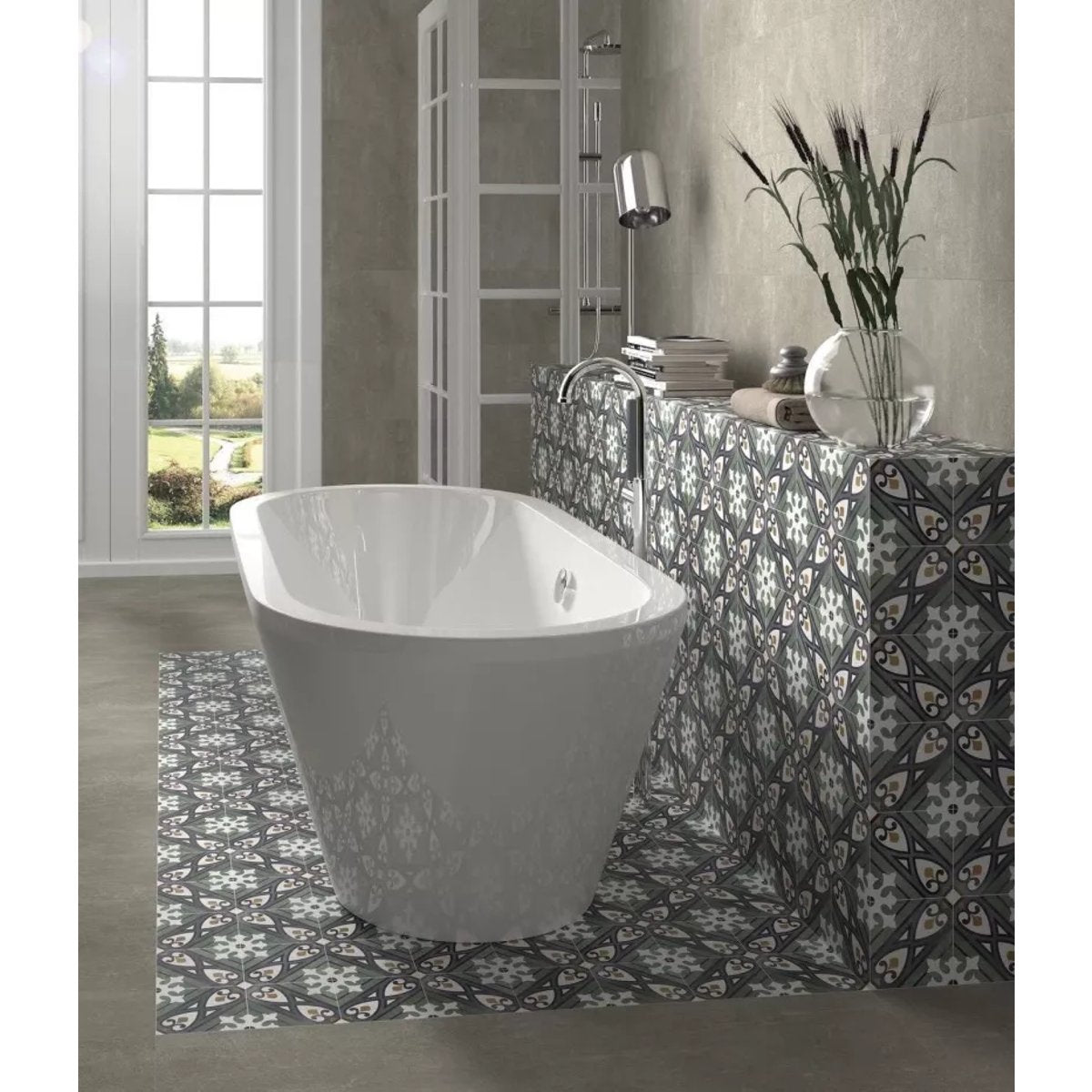 Carrelage Carreaux de Ciment 15x15 Mabel