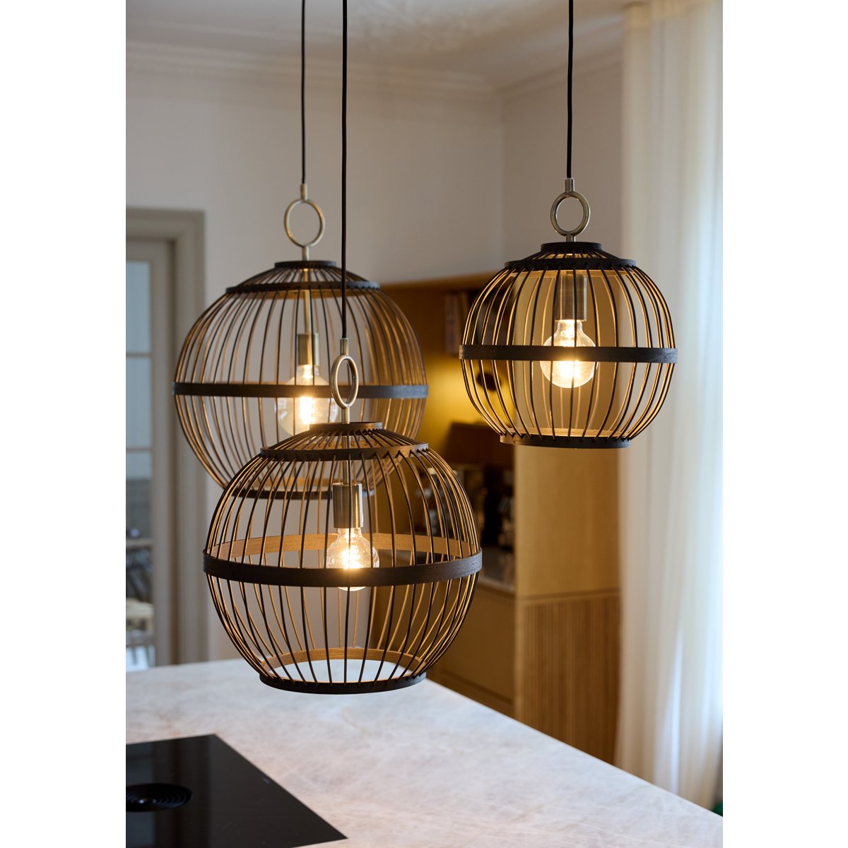 Suspension Stockholm Nordic Edition Ø40 – Chêne huilé noir