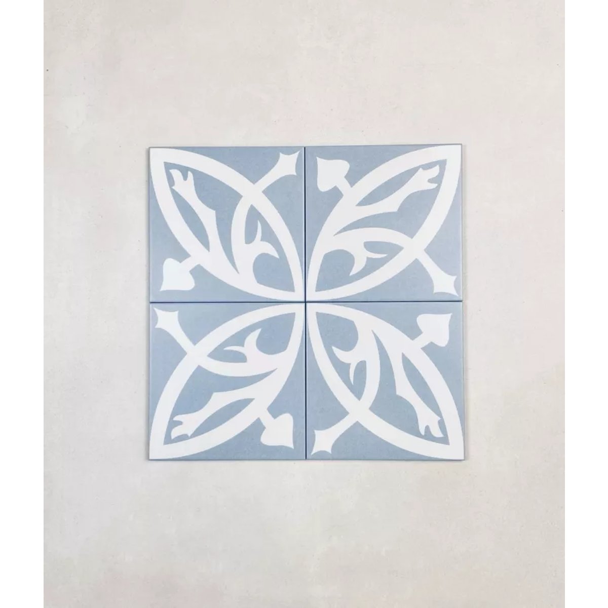 Carrelage Carreaux de Ciment LA MADELEINE 20x20 Zelie Bleu