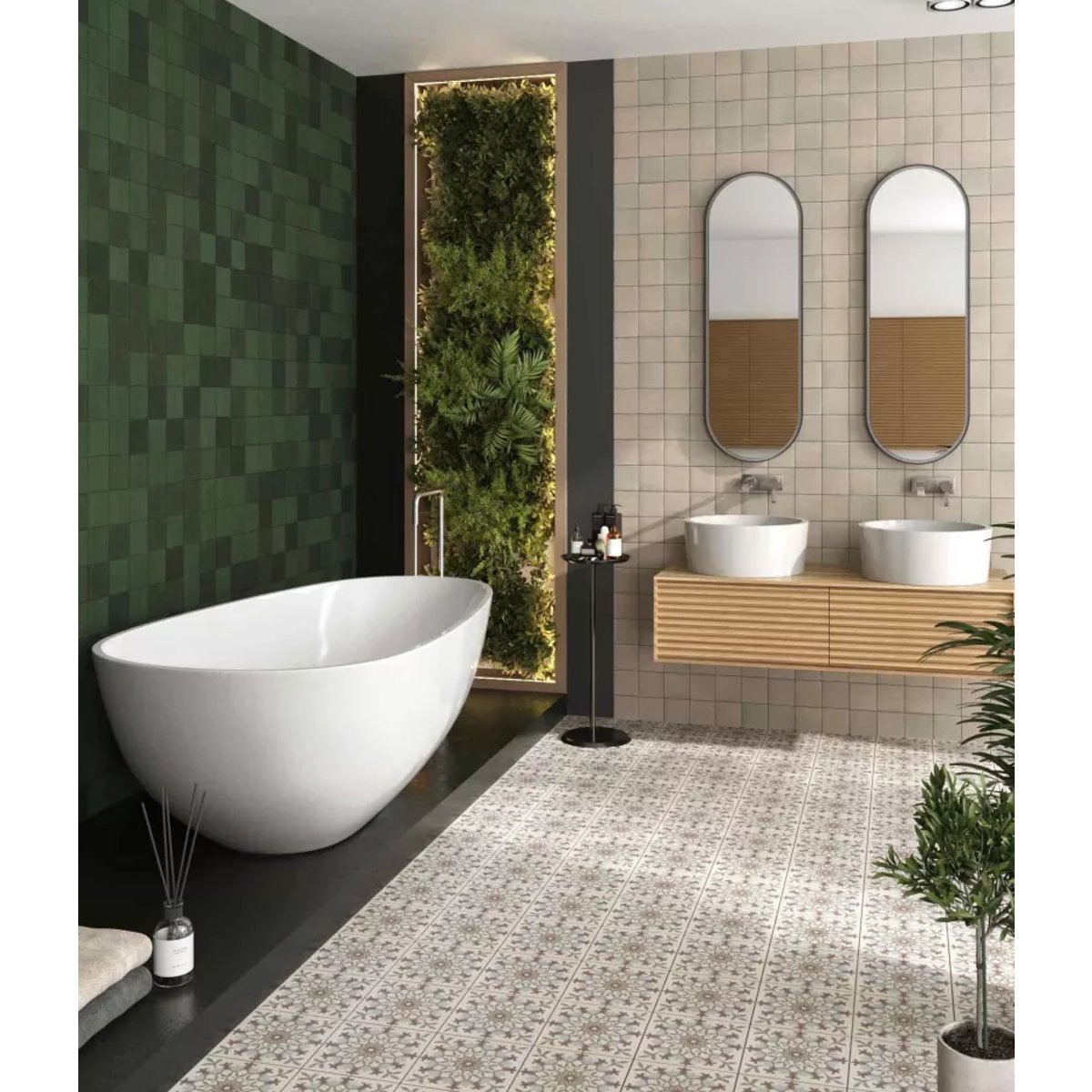 Carrelage Carreaux de Ciment LA MADELEINE 20x20 Clea