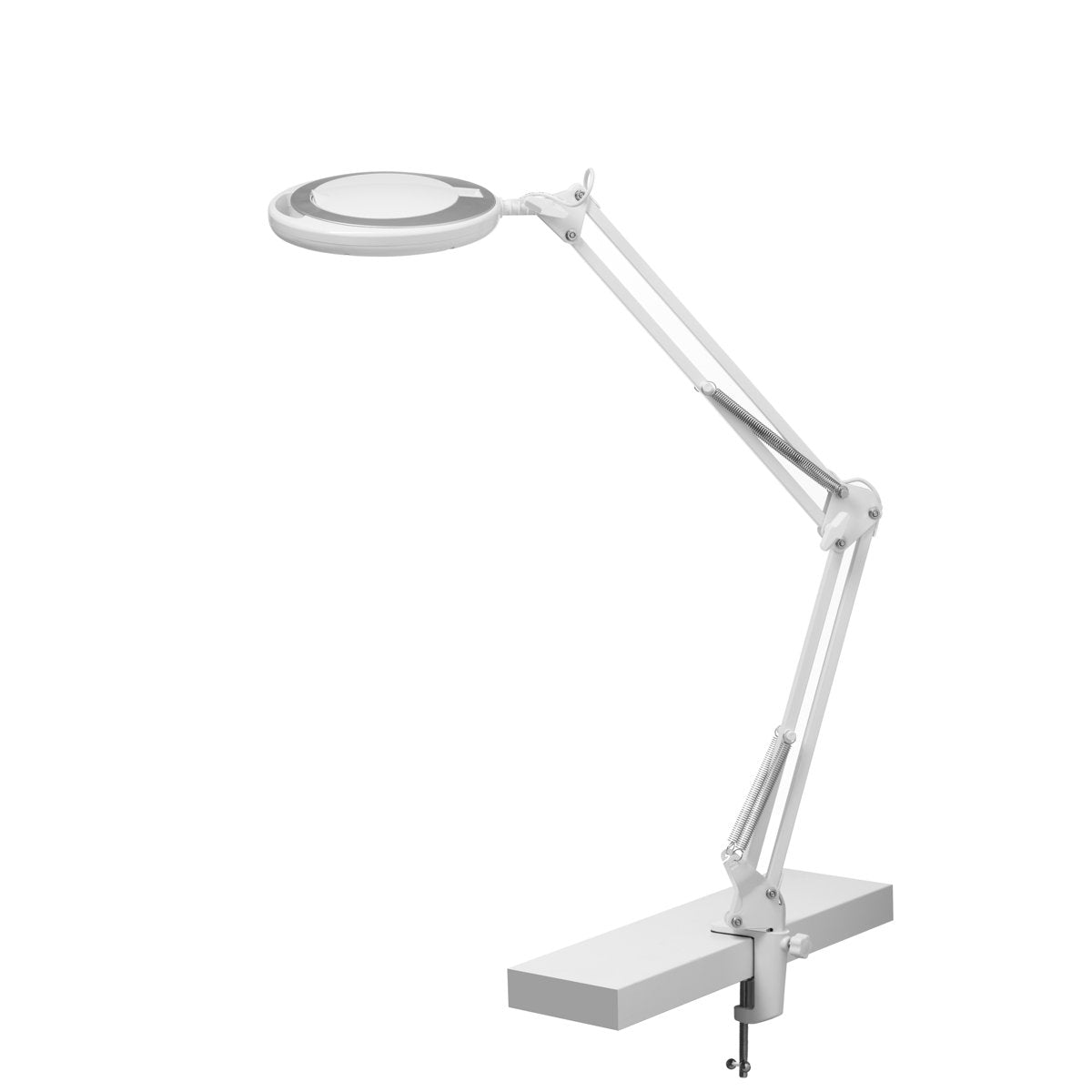 Lampe de bureau LED à pince Magni Archi – Blanc