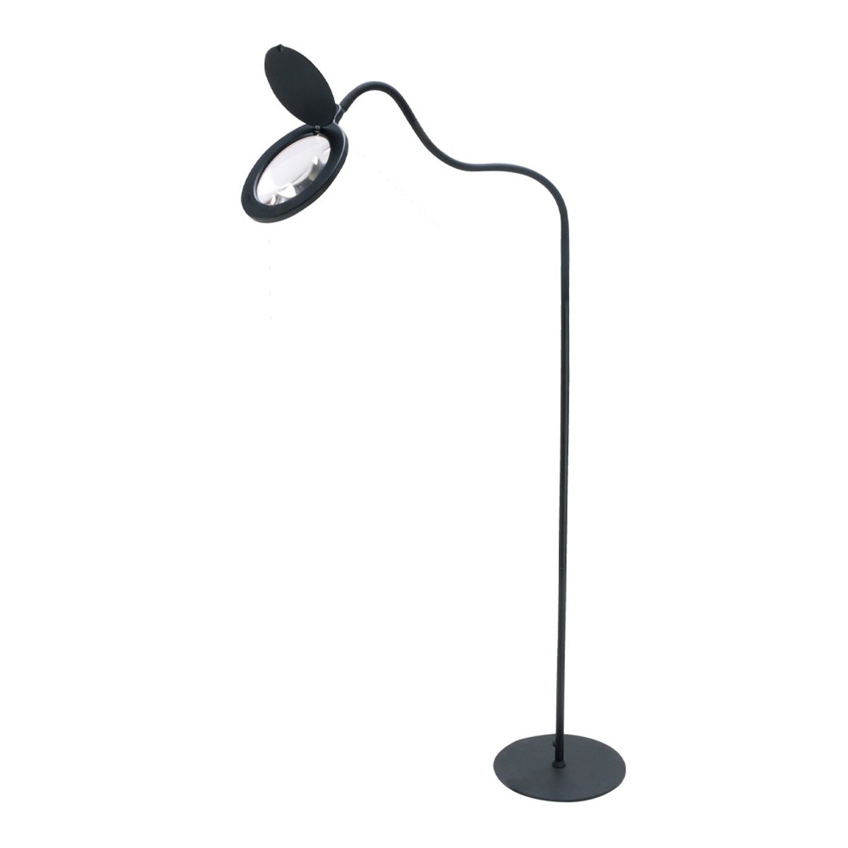 Lampadaire loupe Magni x3 dioptries – Noir
