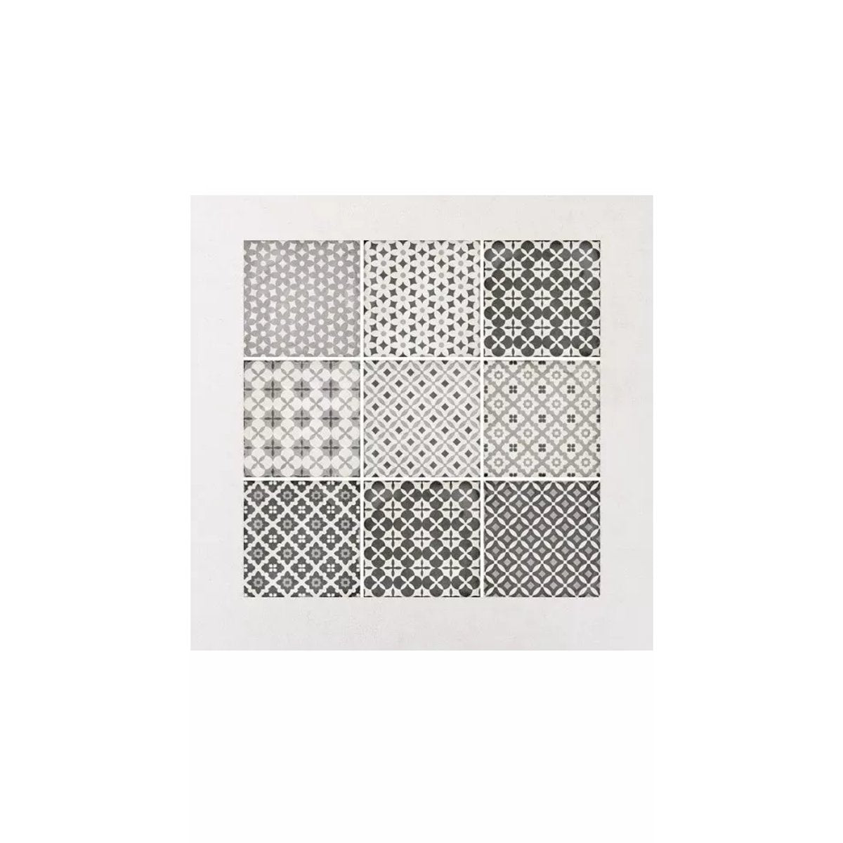 Carrelage Carreaux de Ciment ART NOUVEAU DECOR 20x20 Alameda Grey