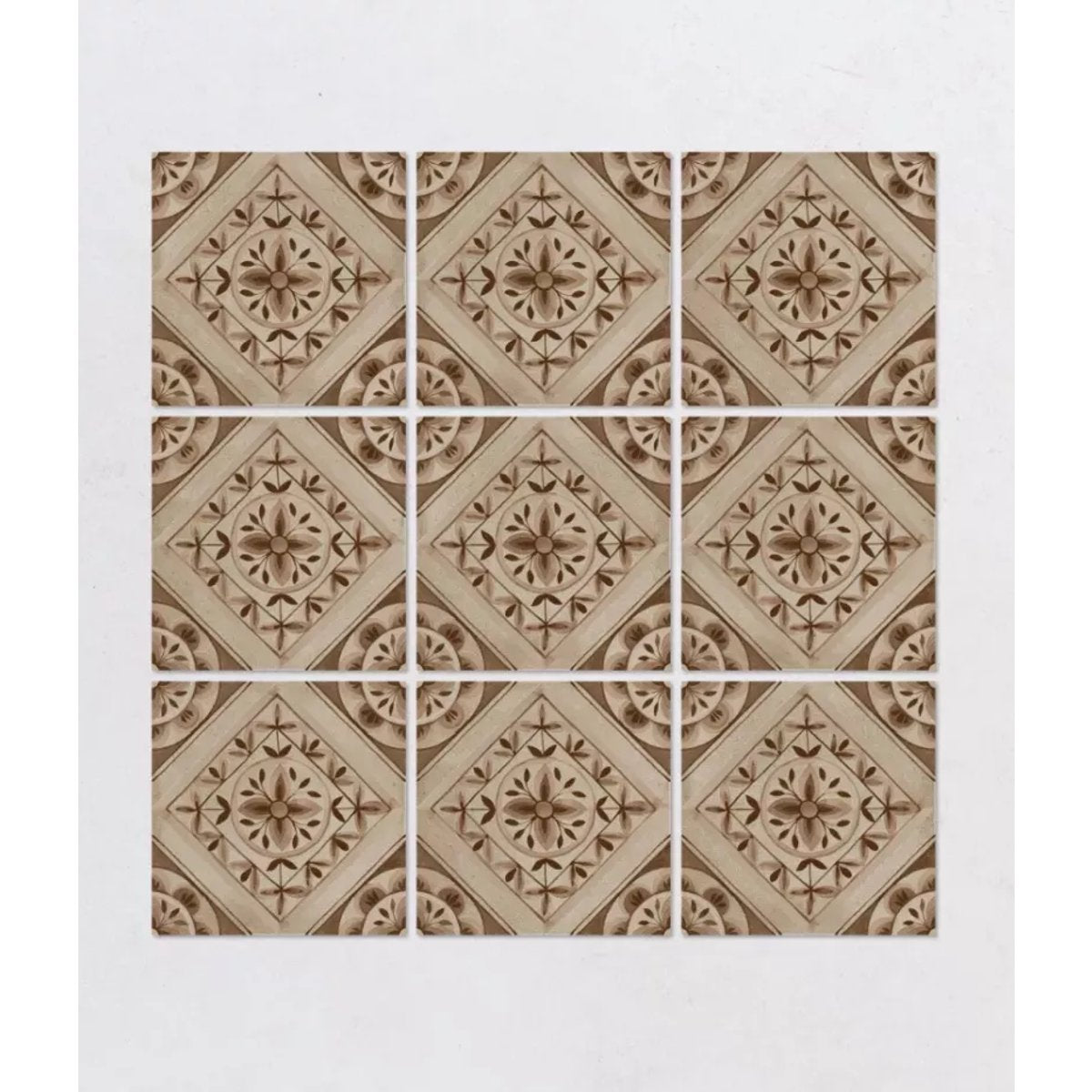 Carrelage Imitation Carreaux De Ciment 20x20 ART CRAFT Sabbia Quadri