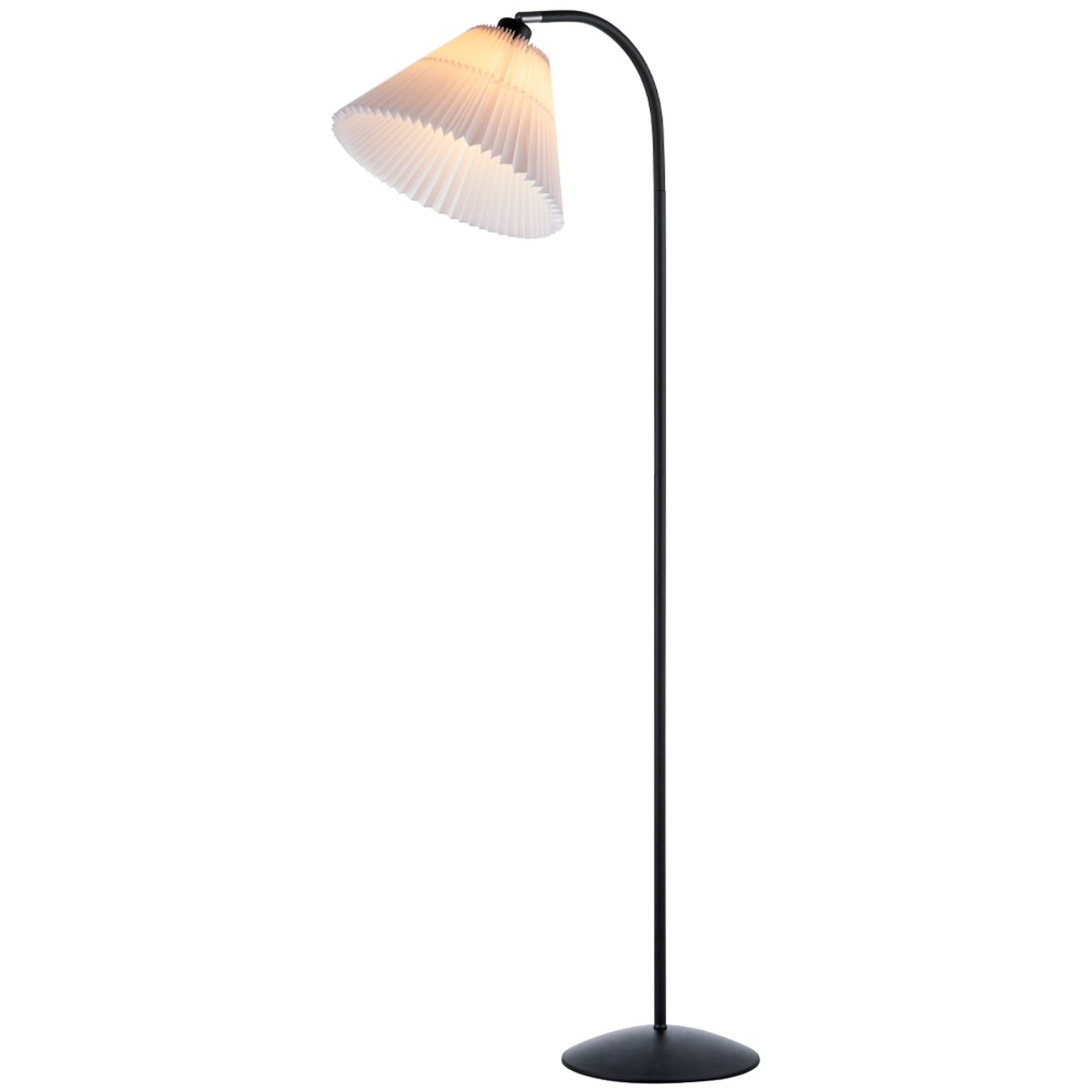 Lampadaire Medina – Blanc / noir