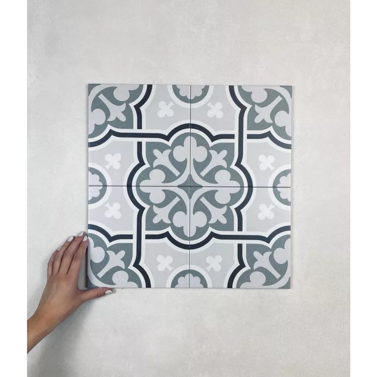 Carrelage Carreaux de Ciment LA MADELEINE 20x20 Flow Gris