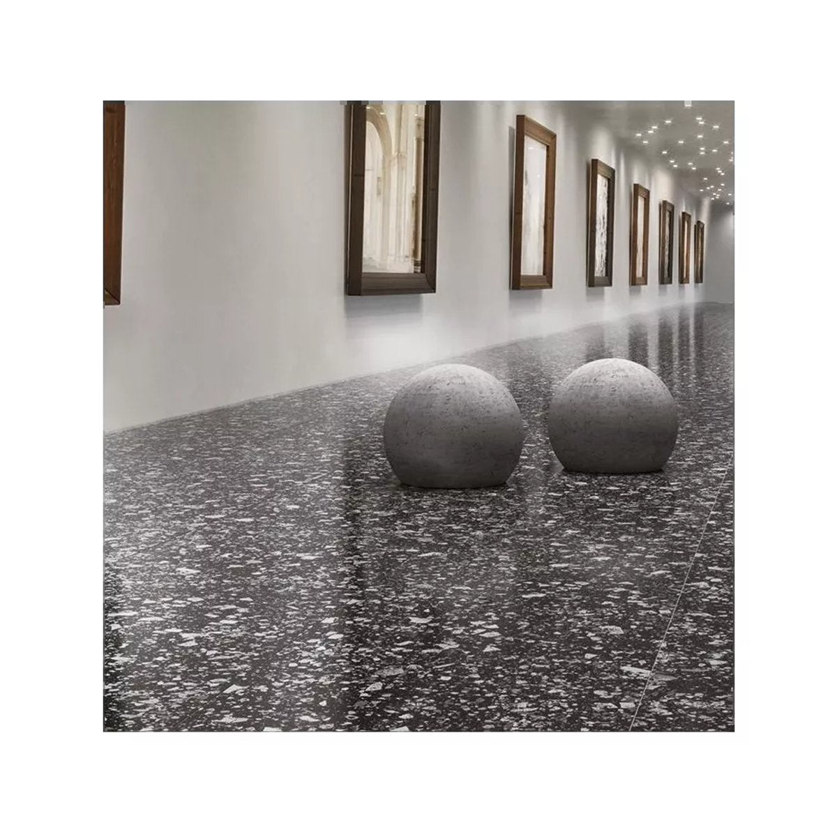 Carrelage Effet Terrazzo VENICE 60x60 Graphite