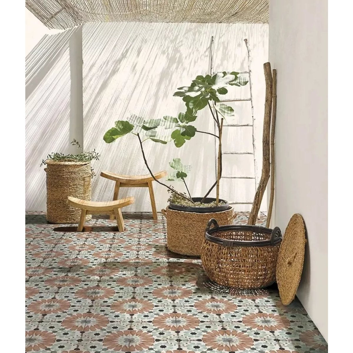 Carrelage Imitation Carreaux De Ciment LOFT FLOOR 20x20 Sylvania