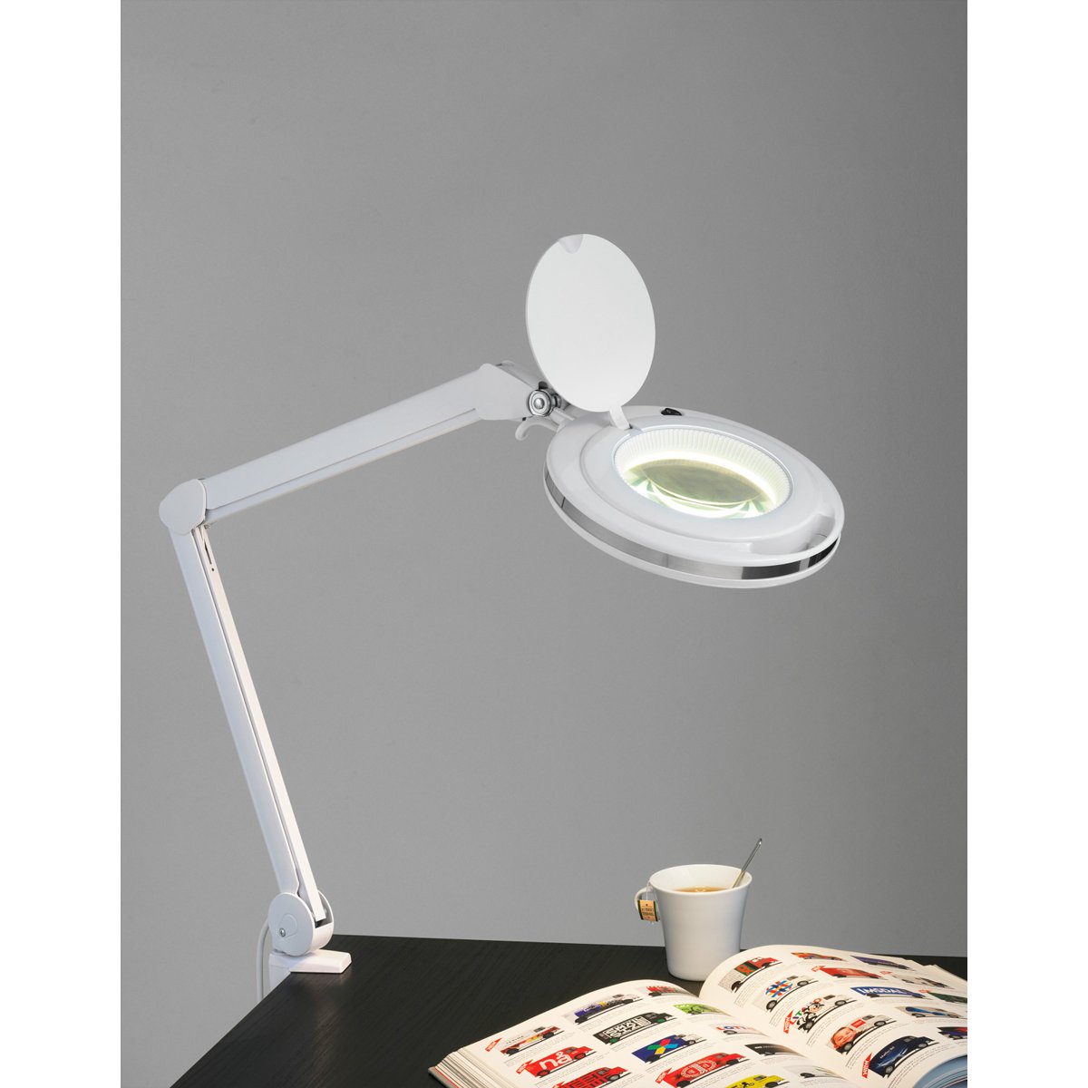 Lampe à poser loupe Magni grand modèle – Blanc