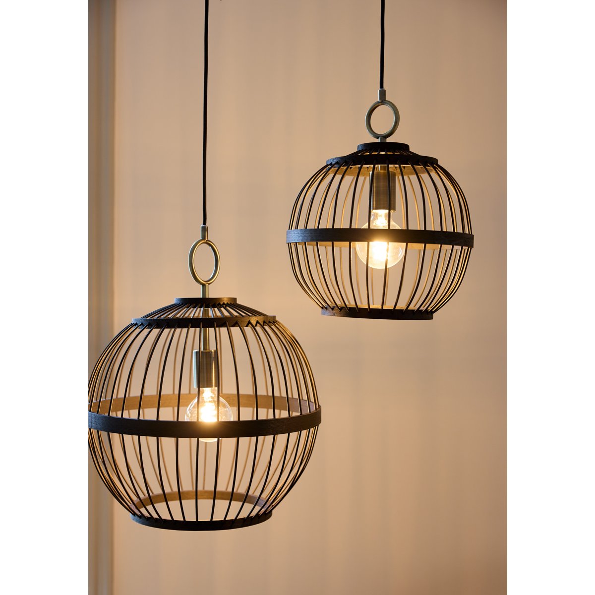 Suspension Stockholm Nordic Edition Ø40 – Chêne huilé noir