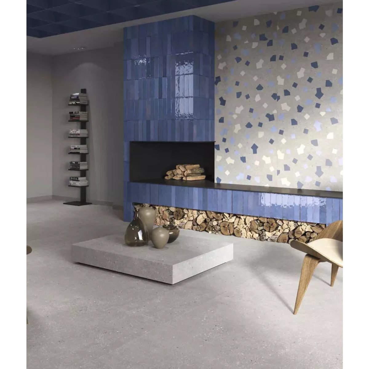 Carrelage Effet Terrazzo AMA 60x60 Rectifié Cenere