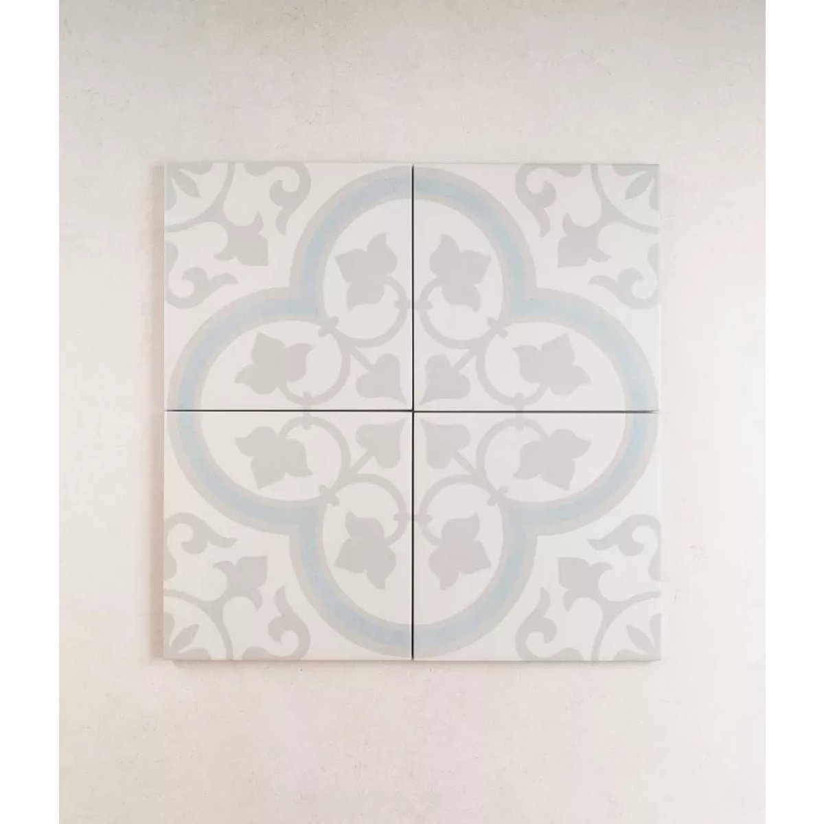 Carrelage Imitation Carreaux De Ciment 22,3x22,3 HAVANA Silver Ornate