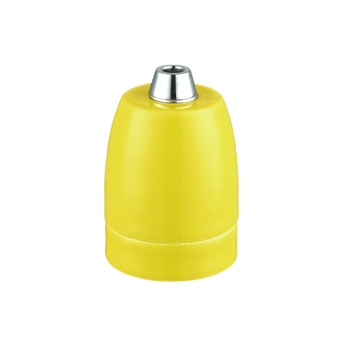 Douille porcelaine E27 – Jaune