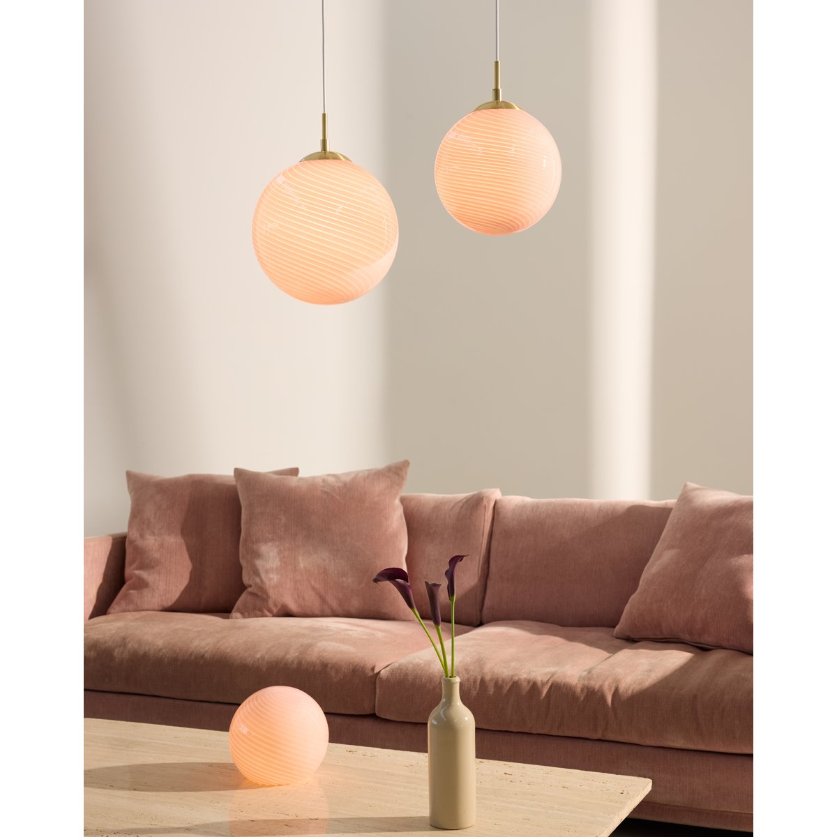 Suspension Candy Ball Ø30 – Rose