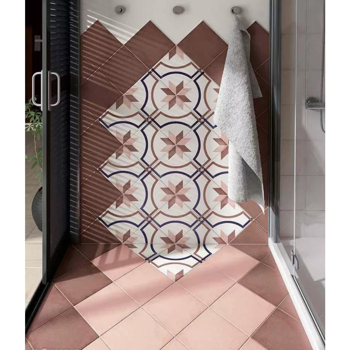 Carrelage Carreaux de Ciment ART NOUVEAU DECOR 20x20 Embassy Colour