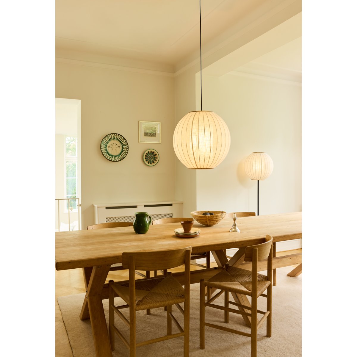 Lampadaire Balloon – Blanc lin