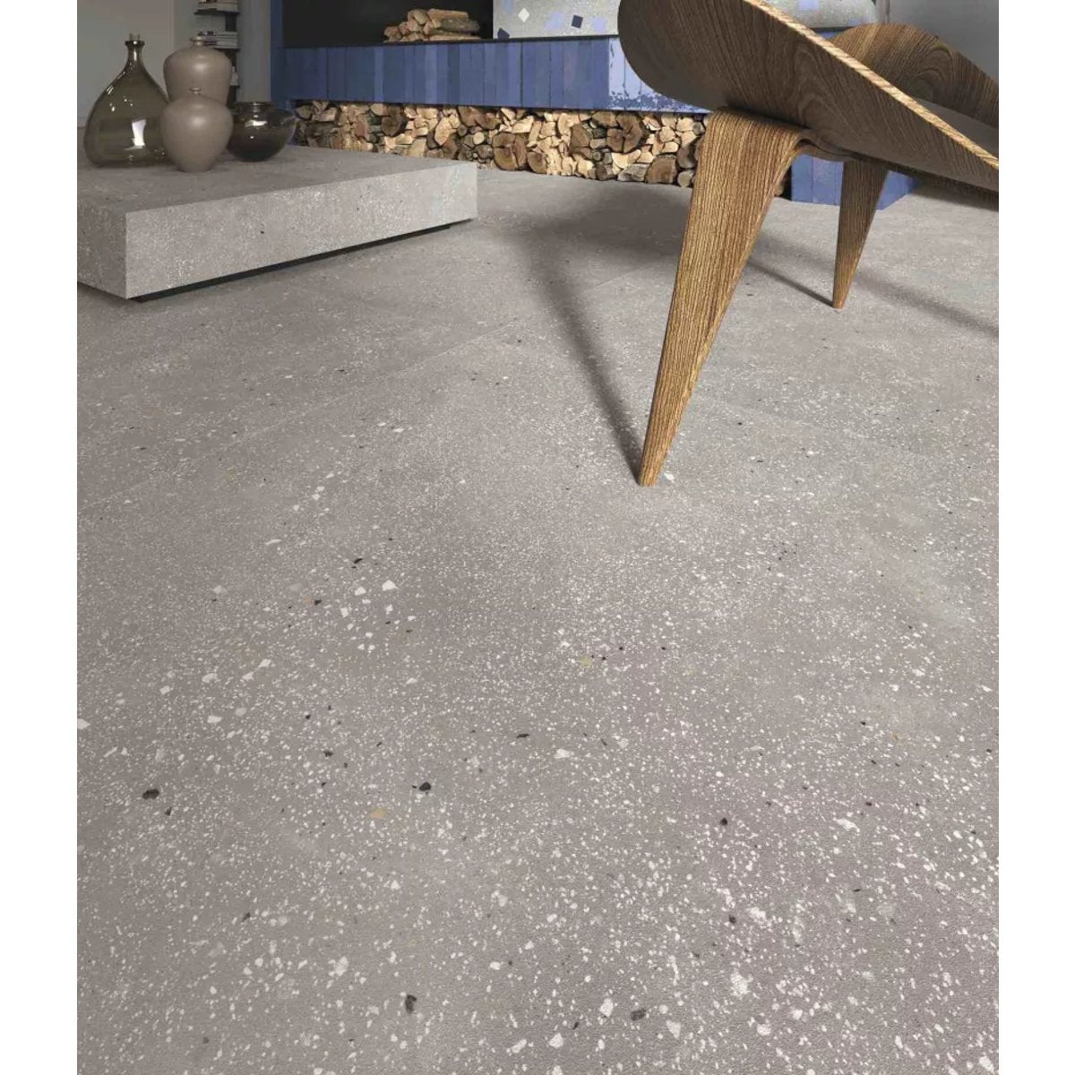 Carrelage Effet Terrazzo AMA 60x60 Rectifié Cenere