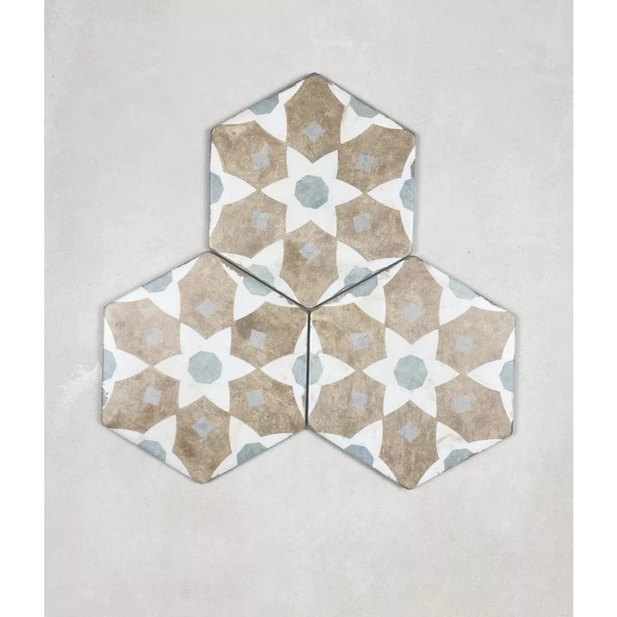 Carrelage Imitation Carreaux De Ciment Hexagonal 21x25 ALHAMBRA YASMINE