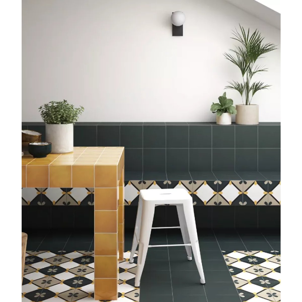 Carrelage Carreaux de Ciment BAUHOME 20x20 Korolla Cold