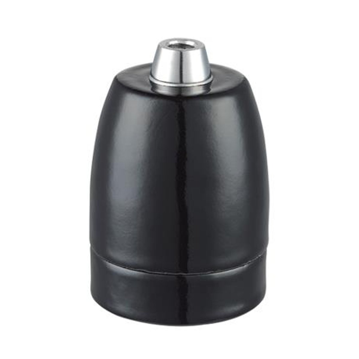Douille porcelaine E27 – Noir