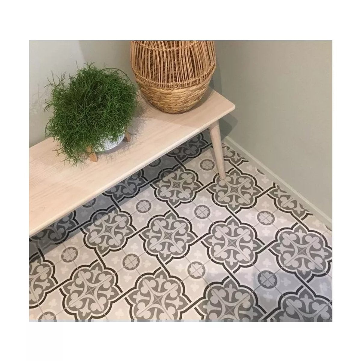Carrelage Carreaux de Ciment LA MADELEINE 20x20 Flow Gris