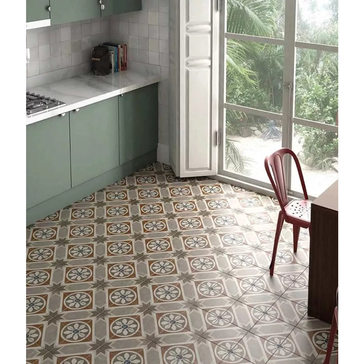 Carrelage Carreaux de Ciment ART NOUVEAU DECOR 20x20 Apollo Colour
