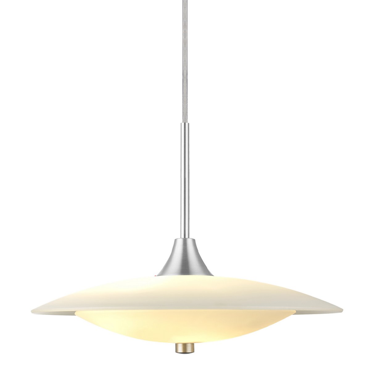Suspension Baroni Ø40 – Opale / aluminium