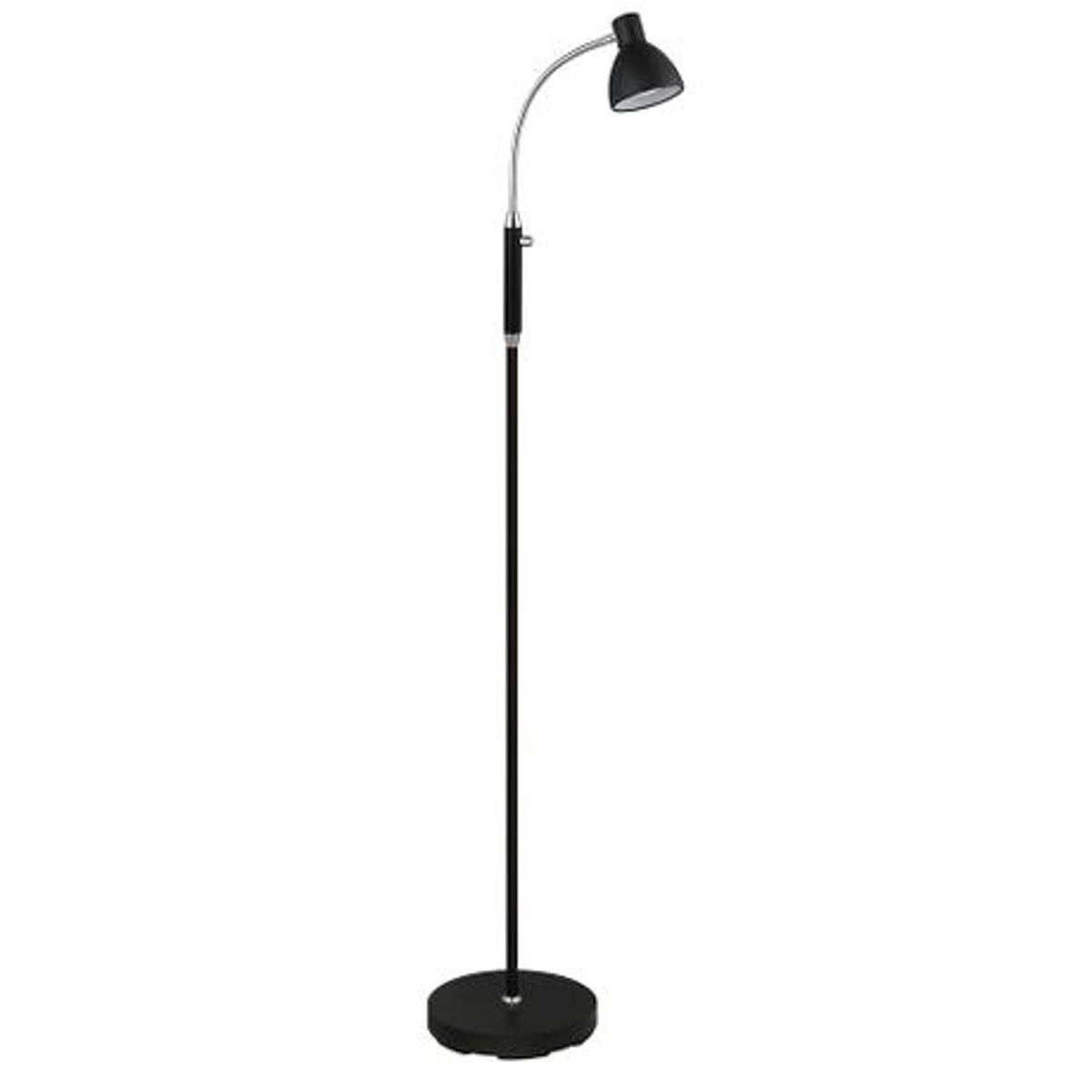 Lampadaire LED Hudson 1 lumière – Noir