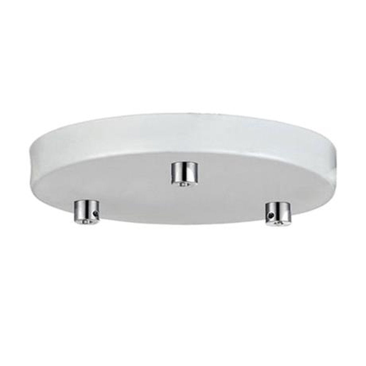 Rosace Ø22 3 sorties – Blanc