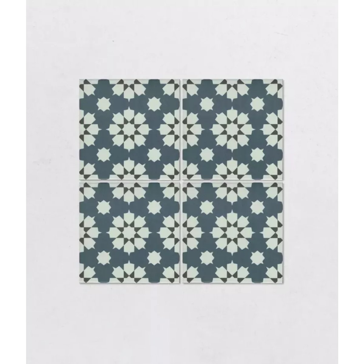Carrelage Imitation Carreaux De Ciment 20x20 LA VILETTE Adele Bleu