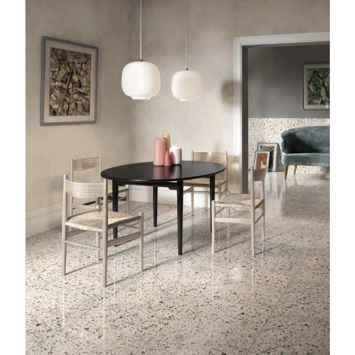 Carrelage Effet Terrazzo VENICE 60x60 Pink