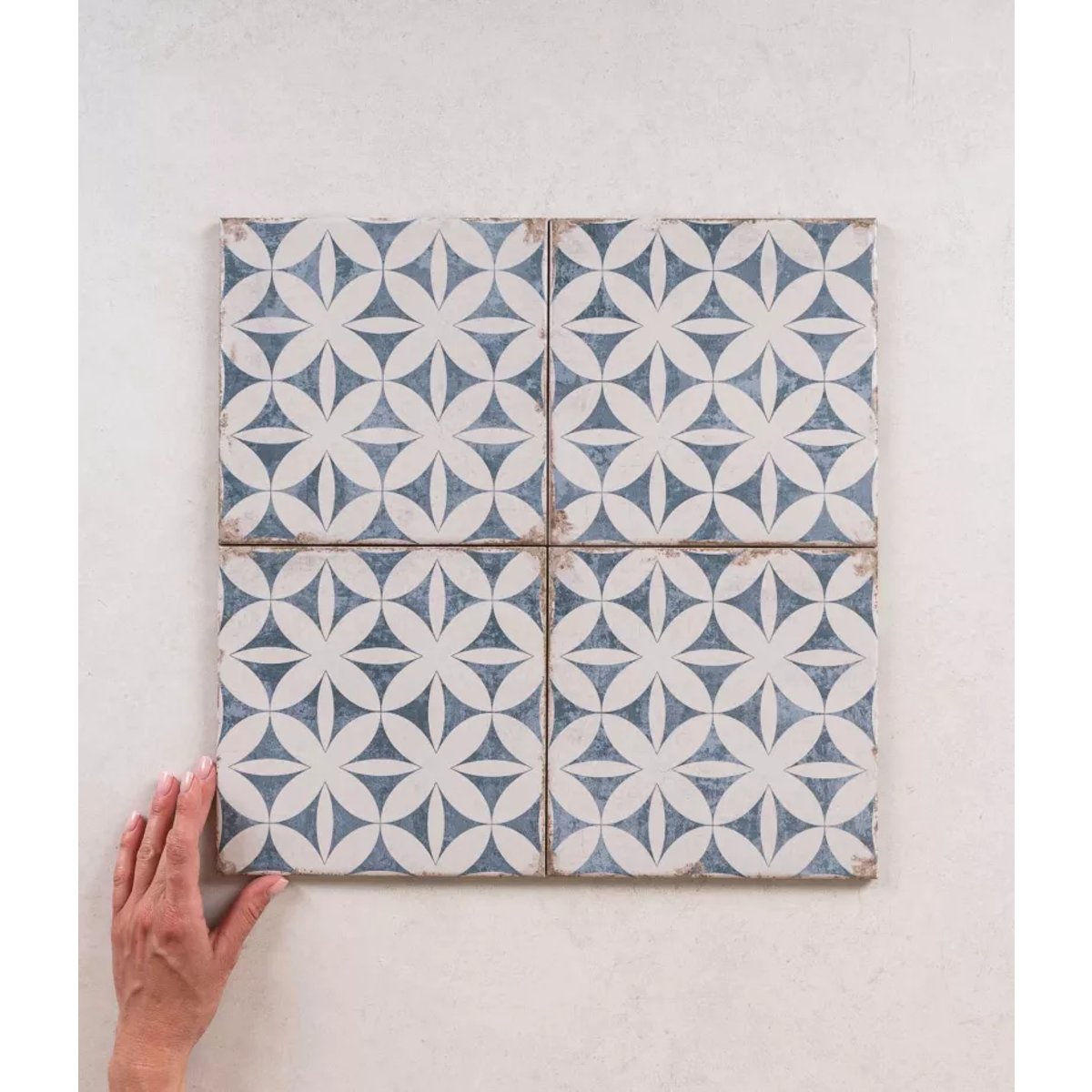 Carrelage Carreaux de Ciment GRAFTON 20x20 Abbey Blue