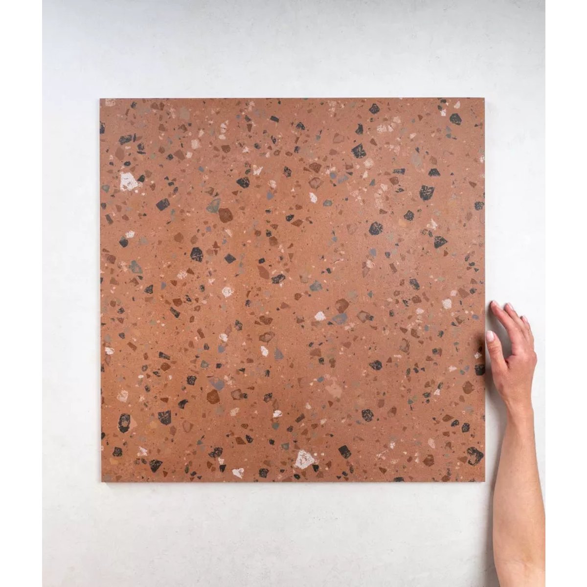 Carrelage effet Terrazzo COCCIO 60x60 rectifié Terra