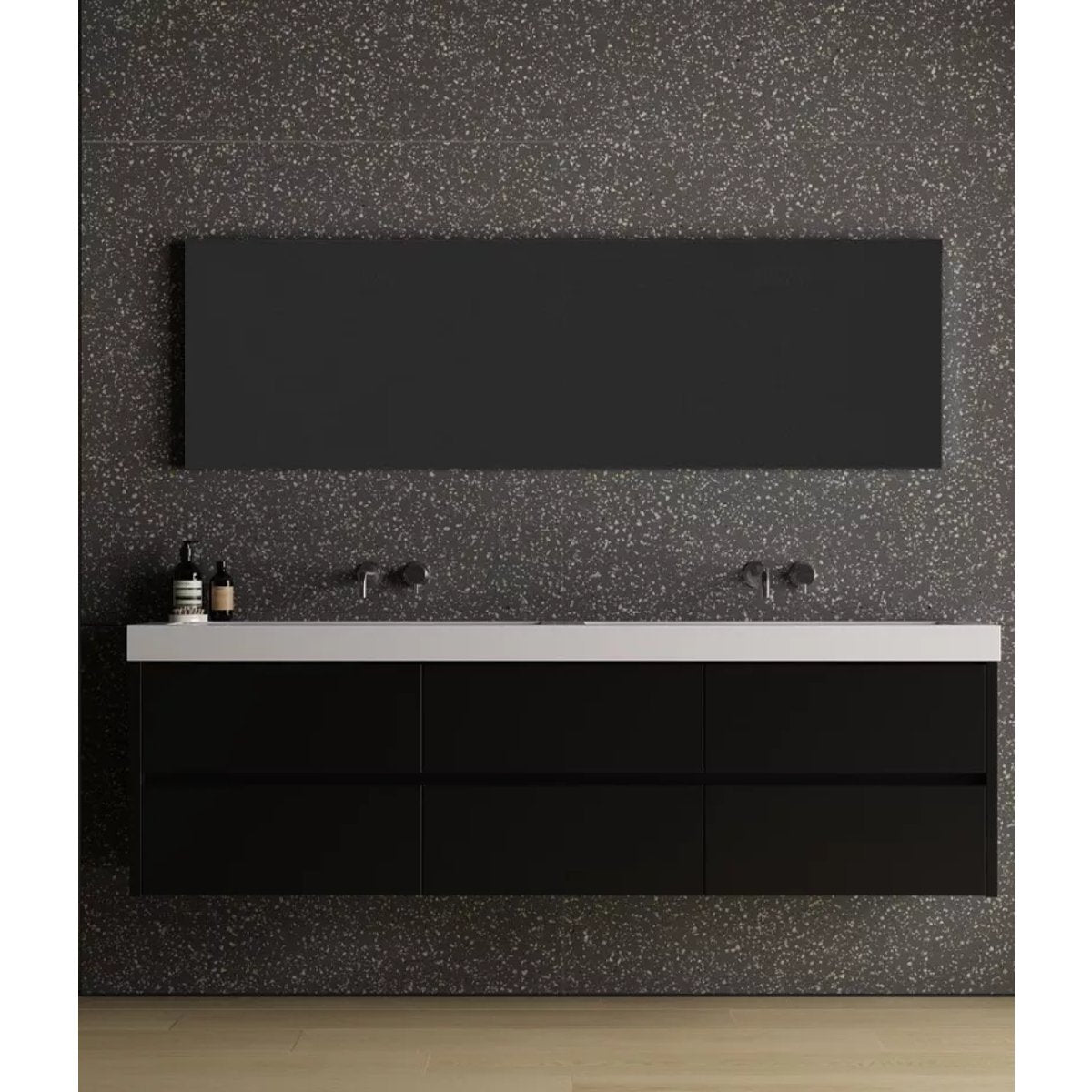 Carrelage Effet Terrazzo POLS 90x90 Graphite
