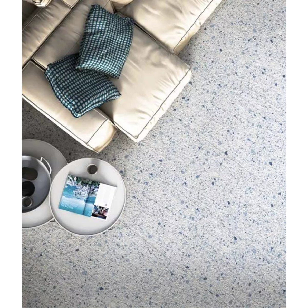 Carrelage Effet Terrazzo VENICE 60x60 Blue